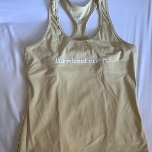 Burn Boot Camp Yellow Tank Top